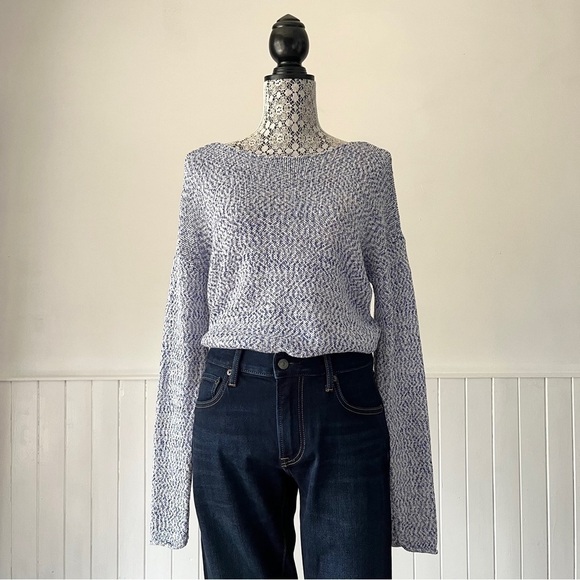 Lord & Taylor Marled Knit Boat Neck Sweater Size M - Picture 13 of 13